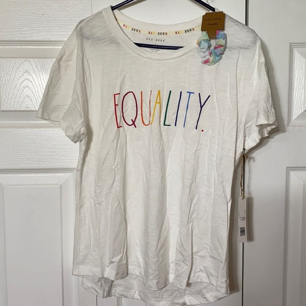 Rae Dunn EQUALITY Tree Shirt LG.